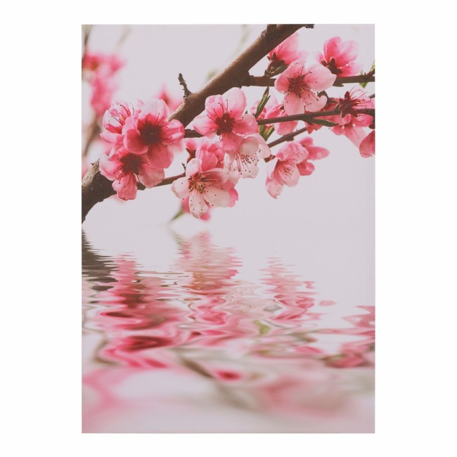 Πίνακας "Flowers" από καμβά πολύχρωμος 50x70