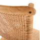 Καρέκλα "LIBERTY" από ξύλο rattan σε φυσικό χρώμα 49x54x89
