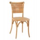 Καρέκλα "LIBERTY" από ξύλο rattan σε φυσικό χρώμα 49x54x89