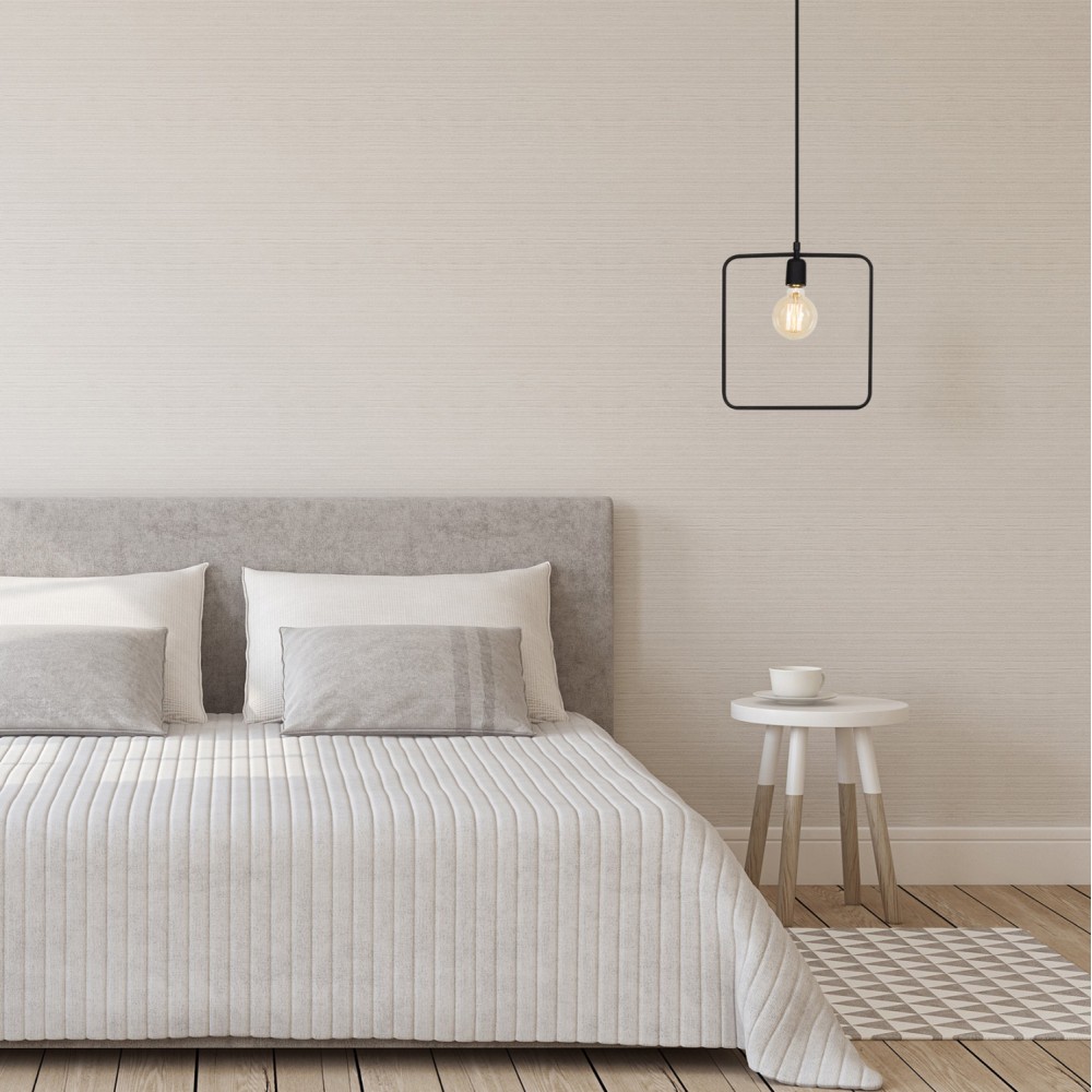 Φωτιστικό μονόφωτο μεταλλικό σε χρώμα μαύρο 30x6x123 E27