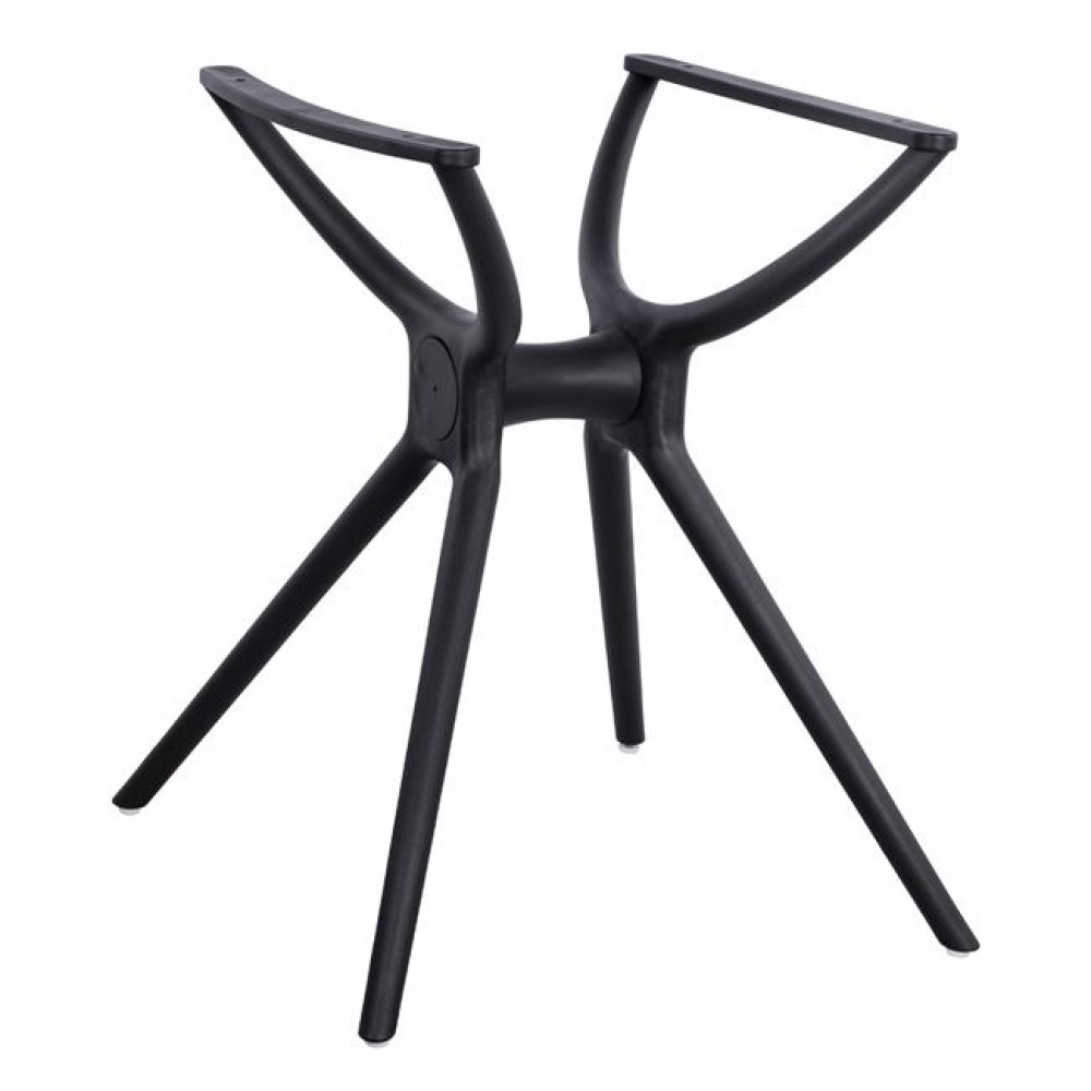 Βάση τραπεζιού από πολυπροπυλένιο σε μαύρο χρώμα 60x61x73