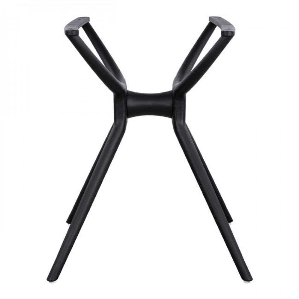 Βάση τραπεζιού από πολυπροπυλένιο σε μαύρο χρώμα 60x61x73