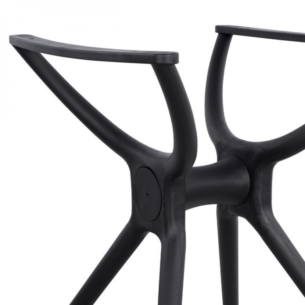 Βάση τραπεζιού από πολυπροπυλένιο σε μαύρο χρώμα 60x61x73