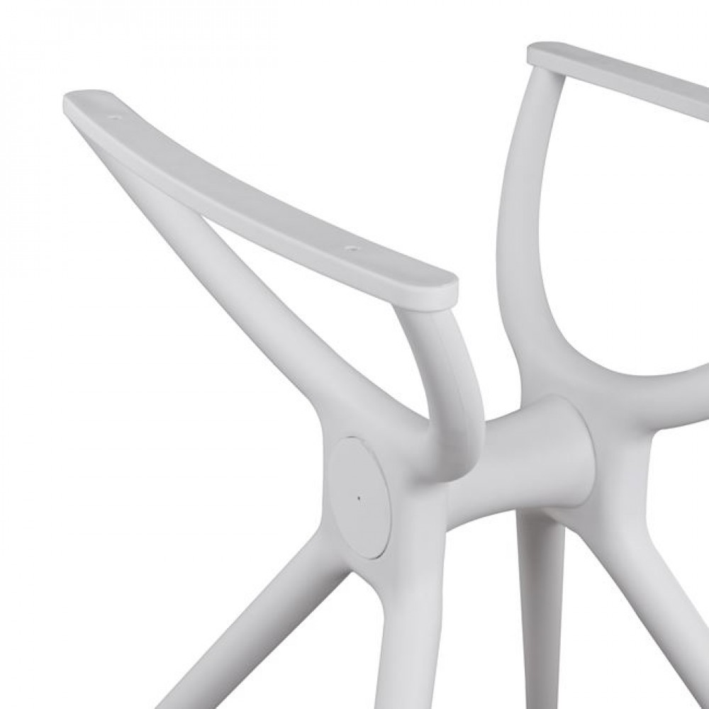 Βάση τραπεζιού από πολυπροπυλένιο σε λευκό χρώμα 60x61x73