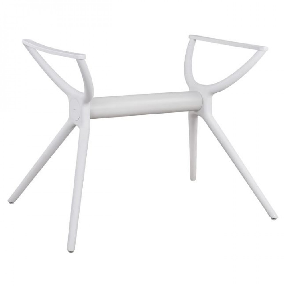 Βάση τραπεζιού από πολυπροπυλένιο σε λευκό χρώμα 106x61x73