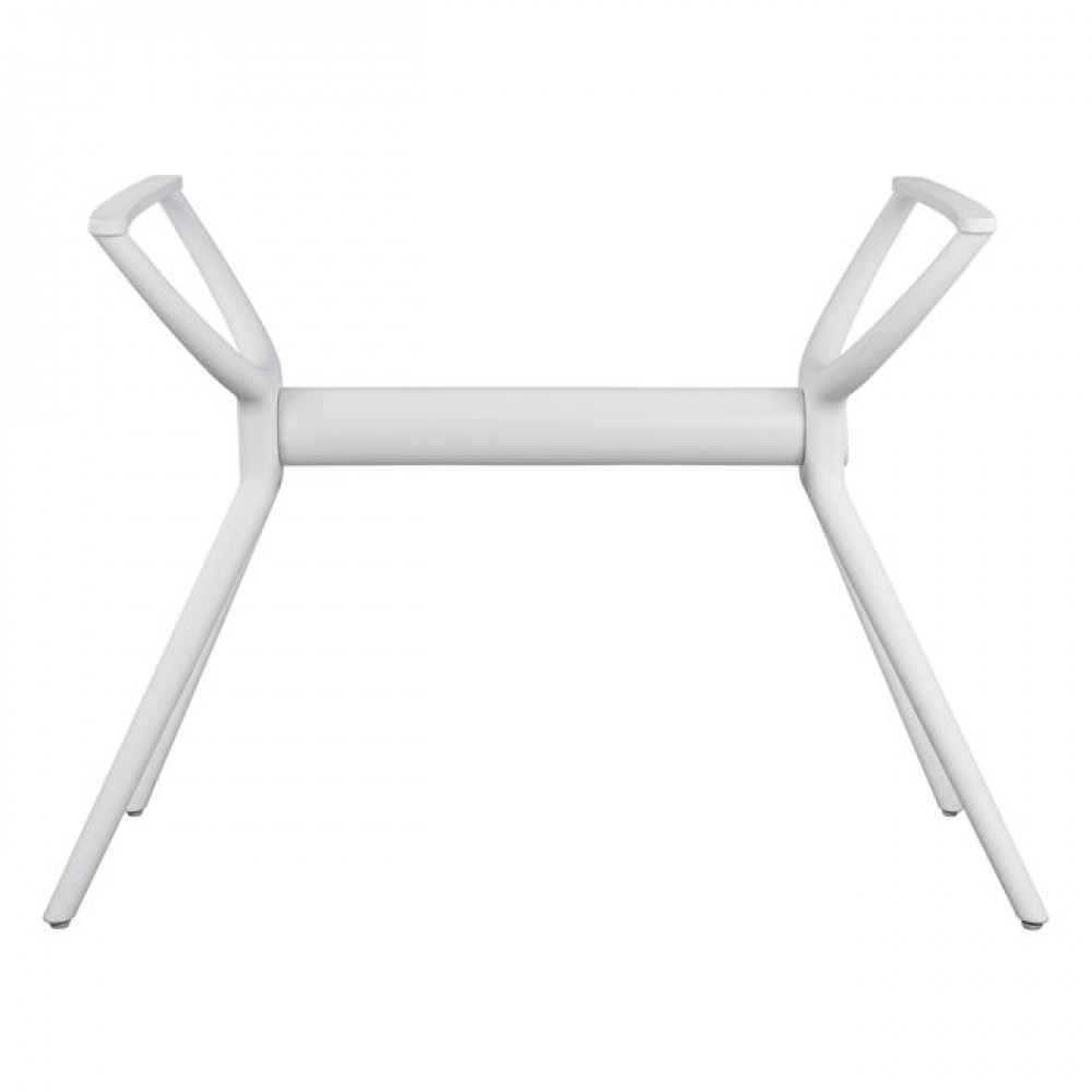 Βάση τραπεζιού από πολυπροπυλένιο σε λευκό χρώμα 106x61x73