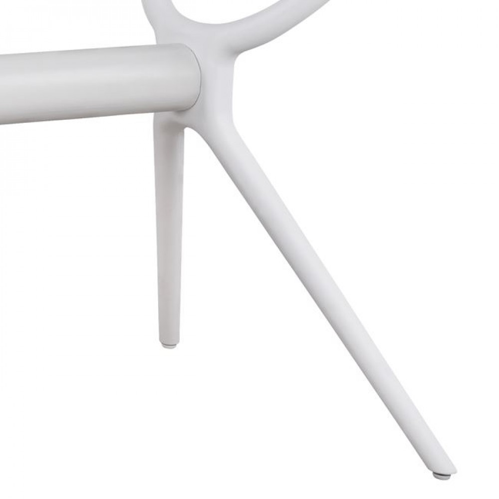 Βάση τραπεζιού από πολυπροπυλένιο σε λευκό χρώμα 106x61x73