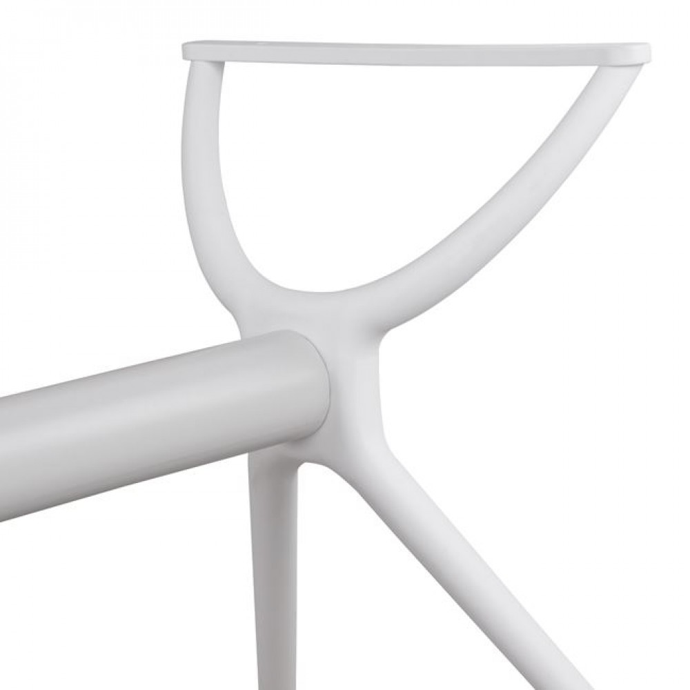 Βάση τραπεζιού από πολυπροπυλένιο σε λευκό χρώμα 106x61x73