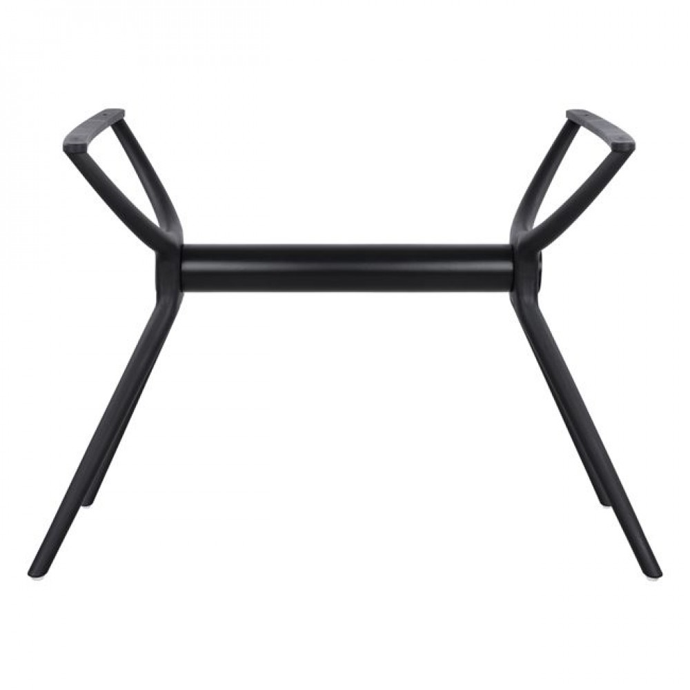 Βάση τραπεζιού από πολυπροπυλένιο σε μαύρο χρώμα 106x61x73