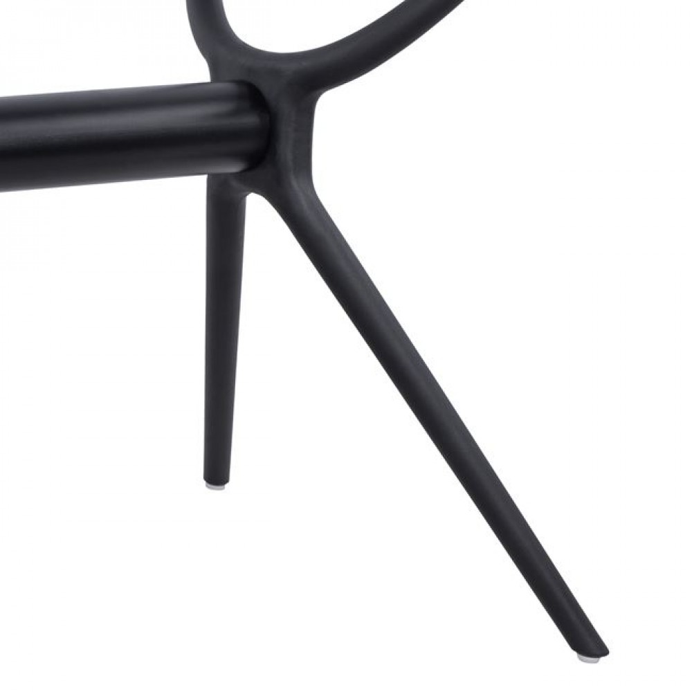 Βάση τραπεζιού από πολυπροπυλένιο σε μαύρο χρώμα 106x61x73