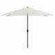Ομπρέλα "CAMBELL" από αλουμίνιο/ύφασμα σε γκρι/μπεζ χρώμα 262x170x253