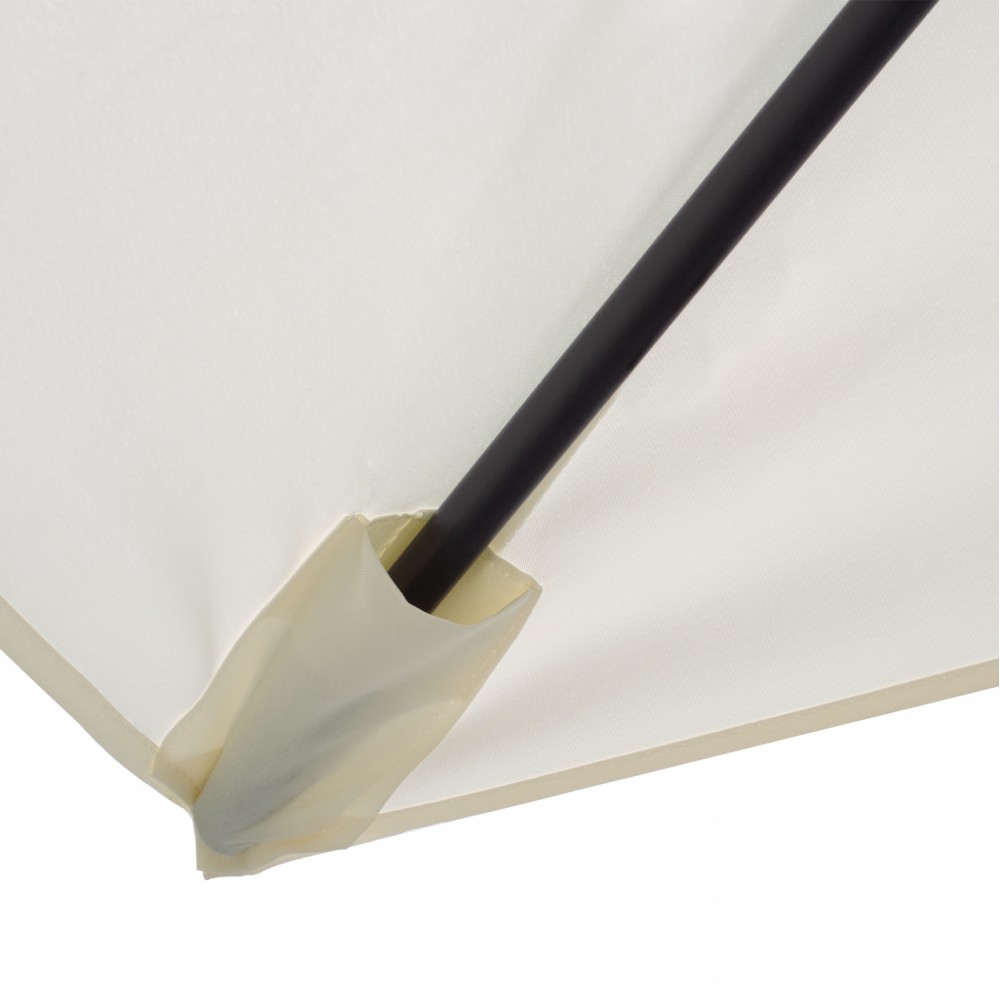 Ομπρέλα "CAMBELL" από αλουμίνιο/ύφασμα σε γκρι/μπεζ χρώμα 262x170x253