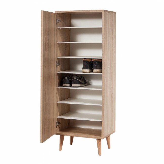 Ντουλάπι-παπουτσοθήκη σε χρώμα σονόμα/πολύχρωμο 50x38x135