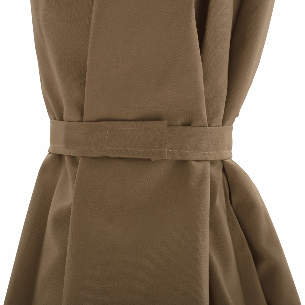 Ομπρέλα "REGGIE" από αλουμίνιο/ύφασμα σε λευκό/μόκα χρώμα Φ300x250