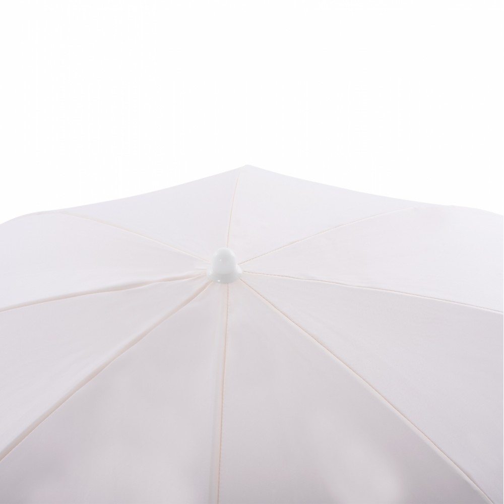 Ομπρέλα παραλίας "PACIFICA" από αλουμίνιο/ύφασμα σε λευκό/μπεζ χρώμα Φ180x200