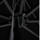 Ομπρέλα "ELEAZAR" από αλουμίνιο/ακρυλικό σε μαύρο χρώμα Φ300x283