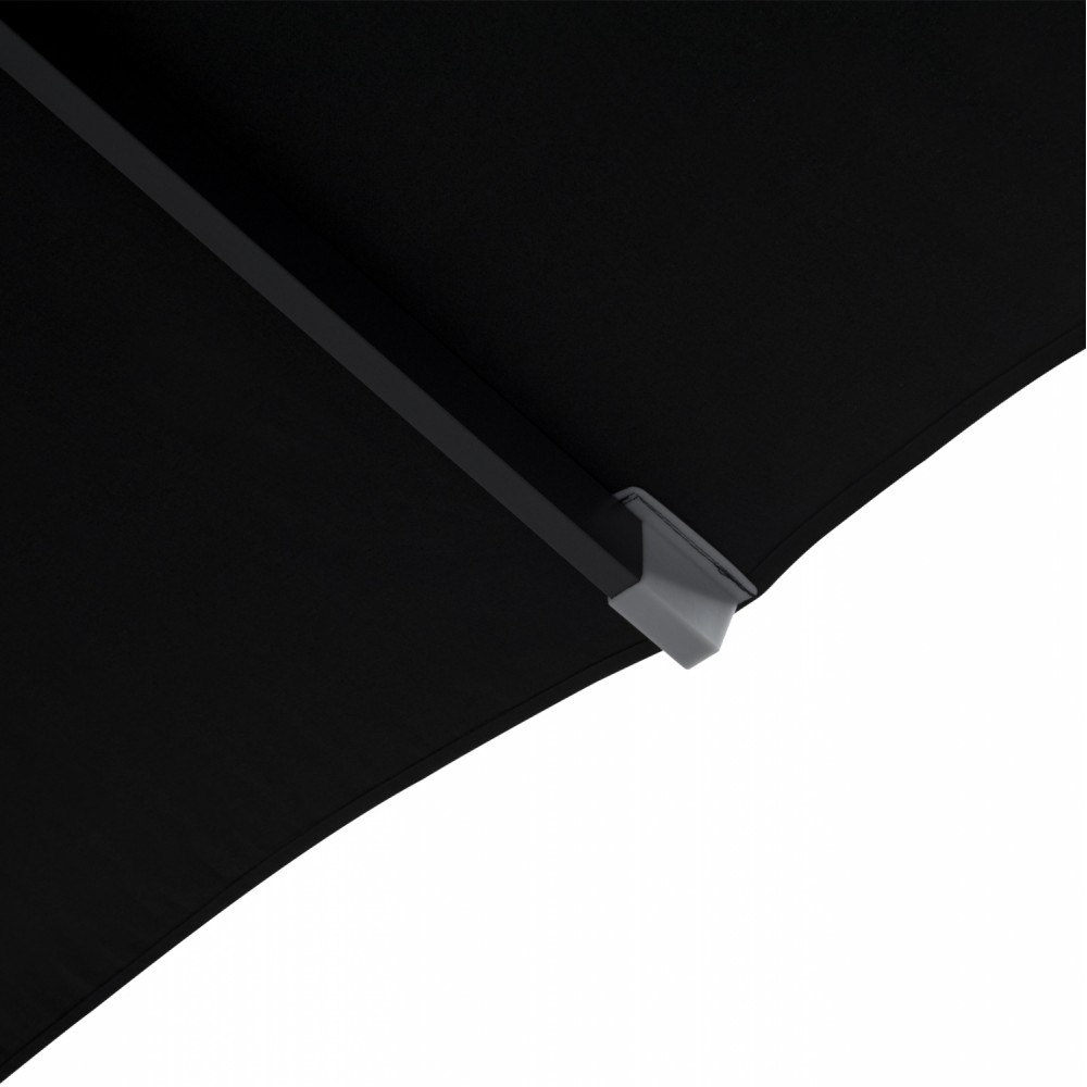 Ομπρέλα "ELEAZAR" από αλουμίνιο/ακρυλικό σε μαύρο χρώμα Φ300x283