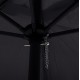 Ομπρέλα "KACEN" από αλουμίνιο/πολυεστέρα σε μαύρο/γκρι χρώμα Φ250x236