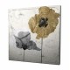 Πίνακας "GOLDEN FLOWER" σε καμβά πολύχρωμος 45x3x45