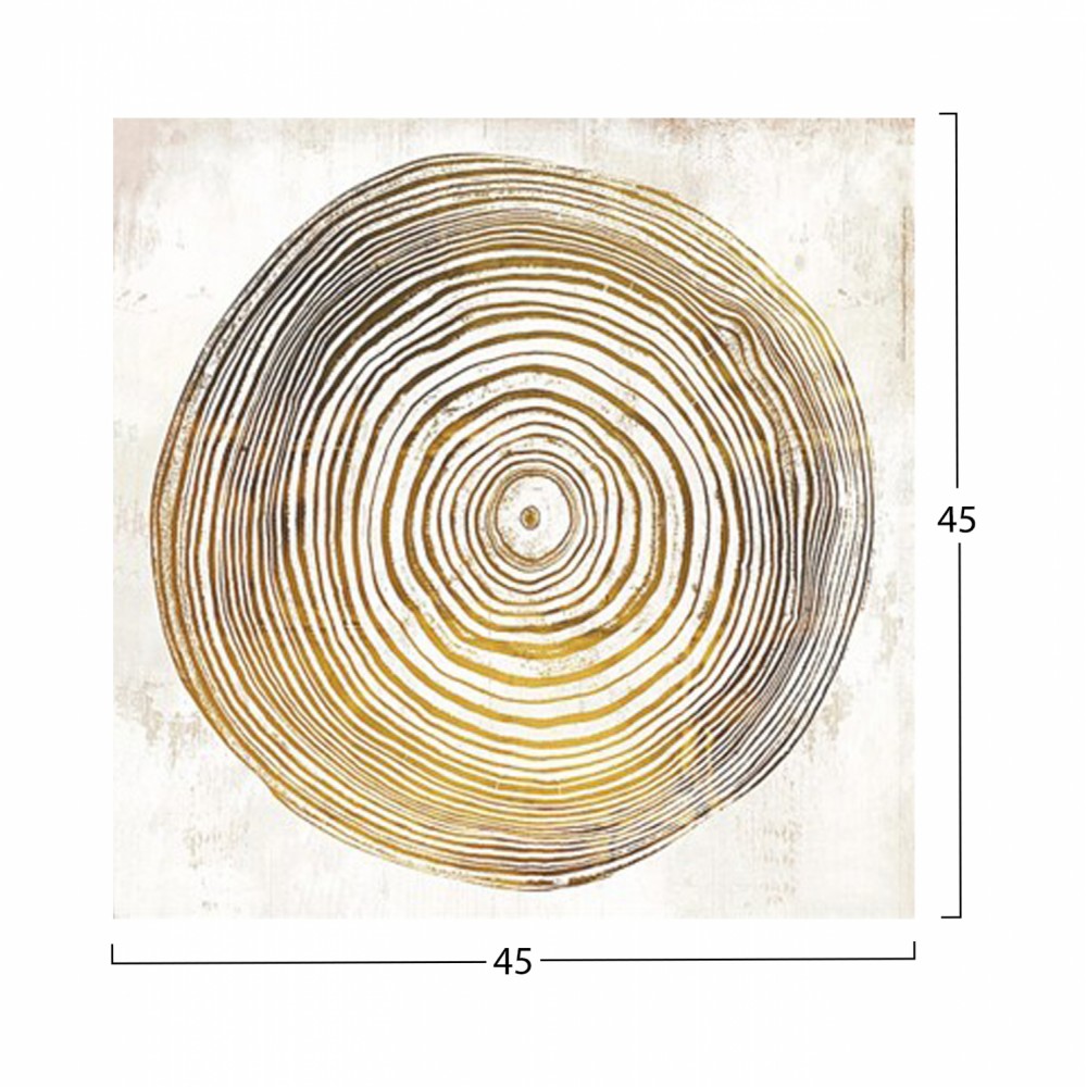 Πίνακας "DOME OF CHAPEL OF MONTESIEPI" σε καμβά πολύχρωμος 45x3x45