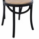 Καρέκλα "MONTREAL" από ξύλο σε μαύρο χρώμα 40x40x87