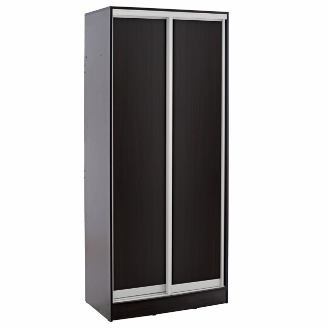 Ντουλάπα δίφυλλη συρόμενη σε βέγγε χρώμα 90x45x210