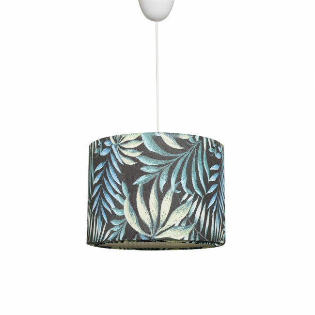 Φωτιστικό μονόφωτο από ύφασμα πολύχρωμο Φ28x65