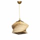 Φωτιστικό μονόφωτο από μπαμπού/μέταλλο σε φυσικό/χρυσό χρώμα 20x20x75