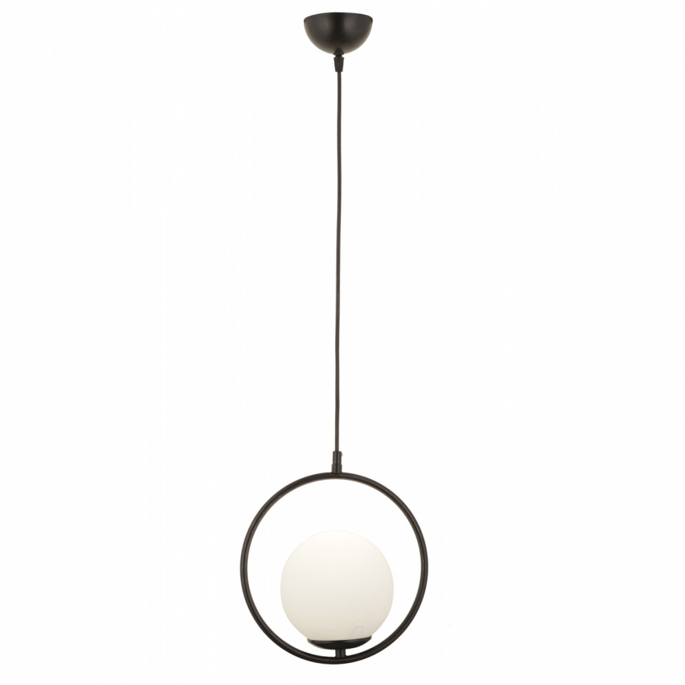 Φωτιστικό μονόφωτο από μέταλλο σε μαύρο χρώμα Ε27 Φ25x74