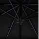 Ομπρέλα "DARWIN" από μέταλλο/ύφασμα σε μαύρο χρώμα Φ235x240