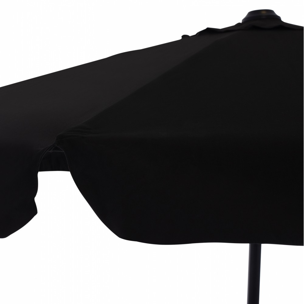 Ομπρέλα "DARWIN" από μέταλλο/ύφασμα σε μαύρο χρώμα Φ235x240