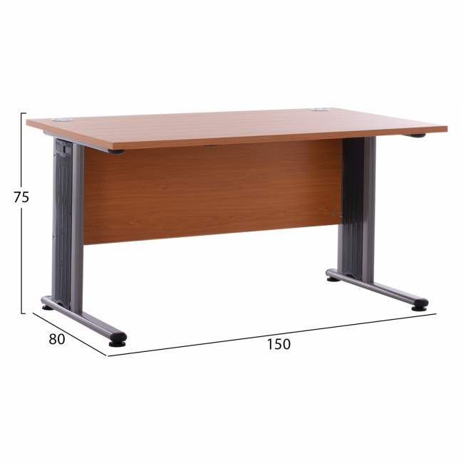 Γραφείο επαγγελματικό "VANCE" σε χρώμα κερασί 150X80X75