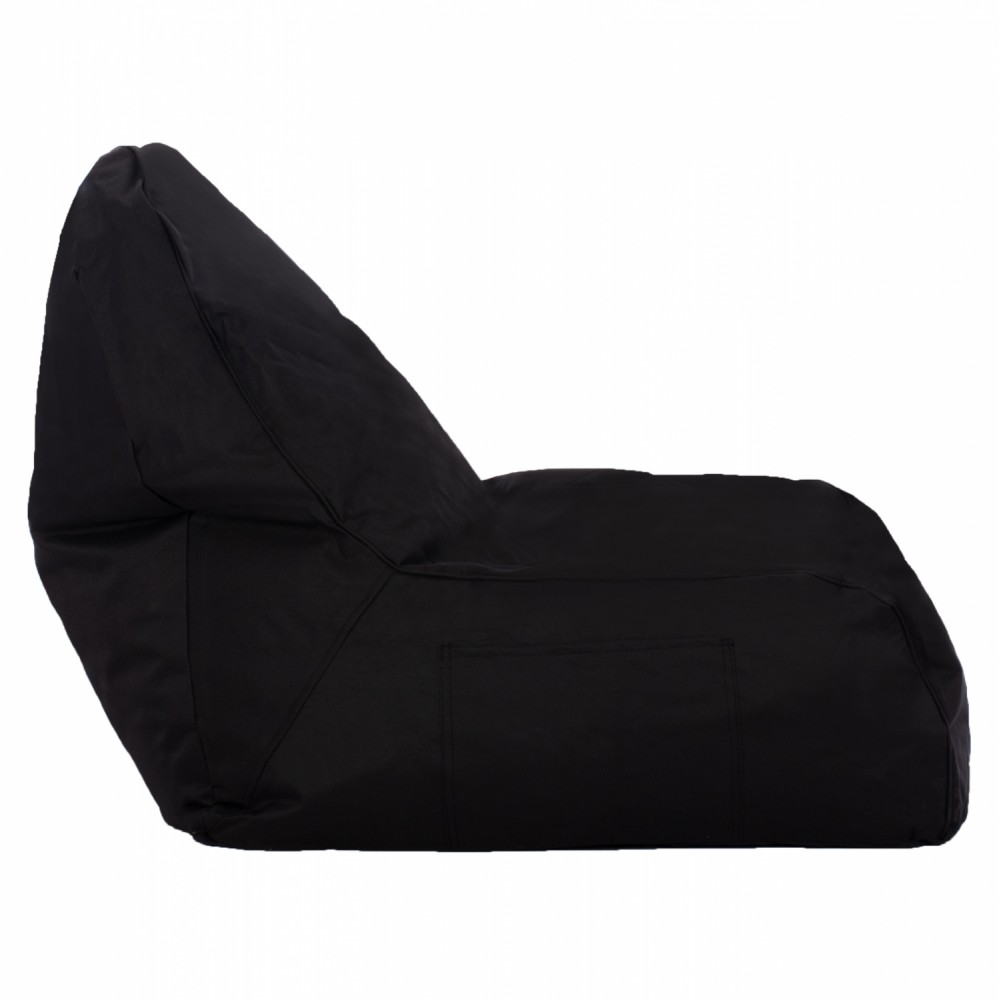 Πουφ πολυθρόνα "CLOUD" σε χρώμα μαύρο 81x78x73
