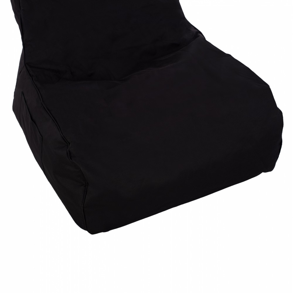 Πουφ πολυθρόνα "CLOUD" σε χρώμα μαύρο 81x78x73