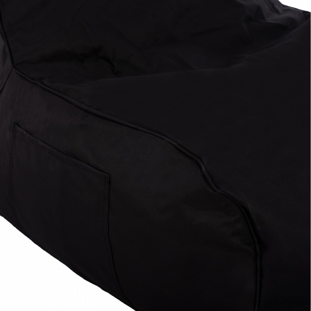 Πουφ πολυθρόνα "CLOUD" σε χρώμα μαύρο 81x78x73