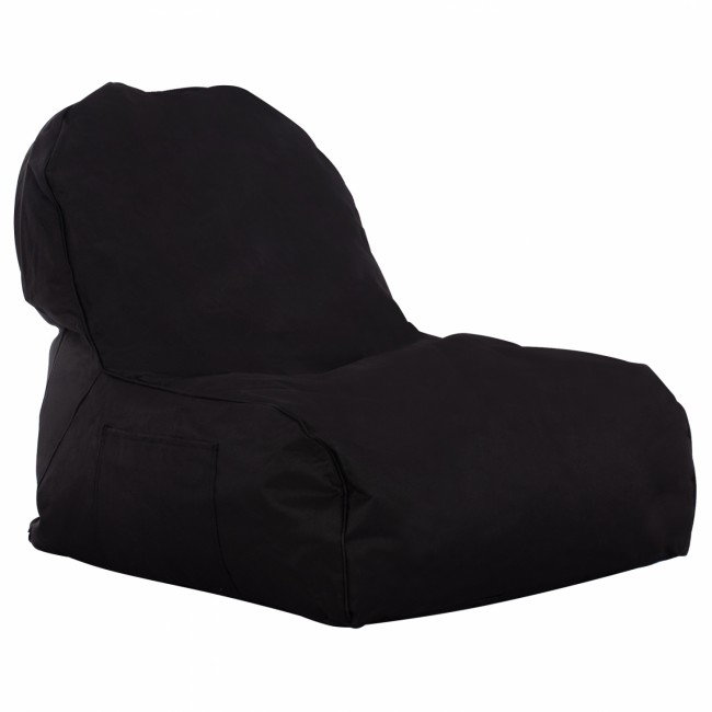 Πουφ πολυθρόνα "CLOUD" σε χρώμα μαύρο 81x78x73