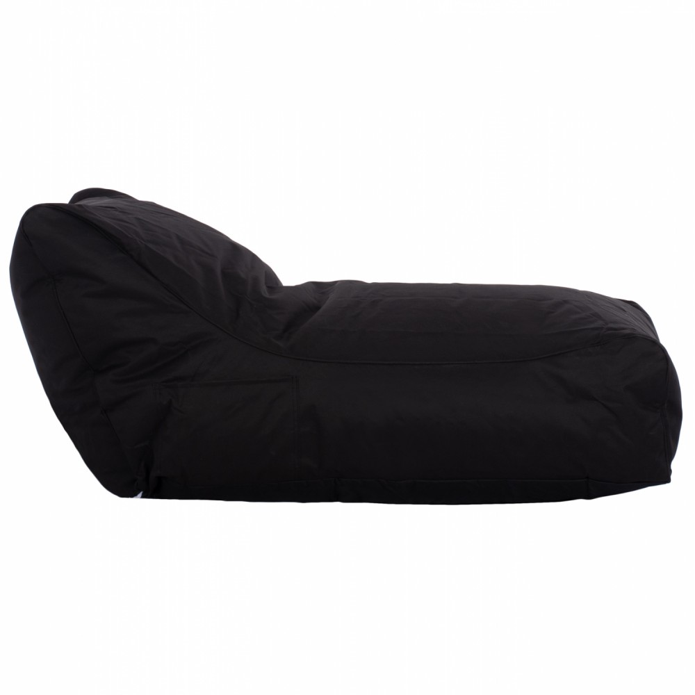 Πουφ "BLOOM" σε μαύρο χρώμα 106x70x61