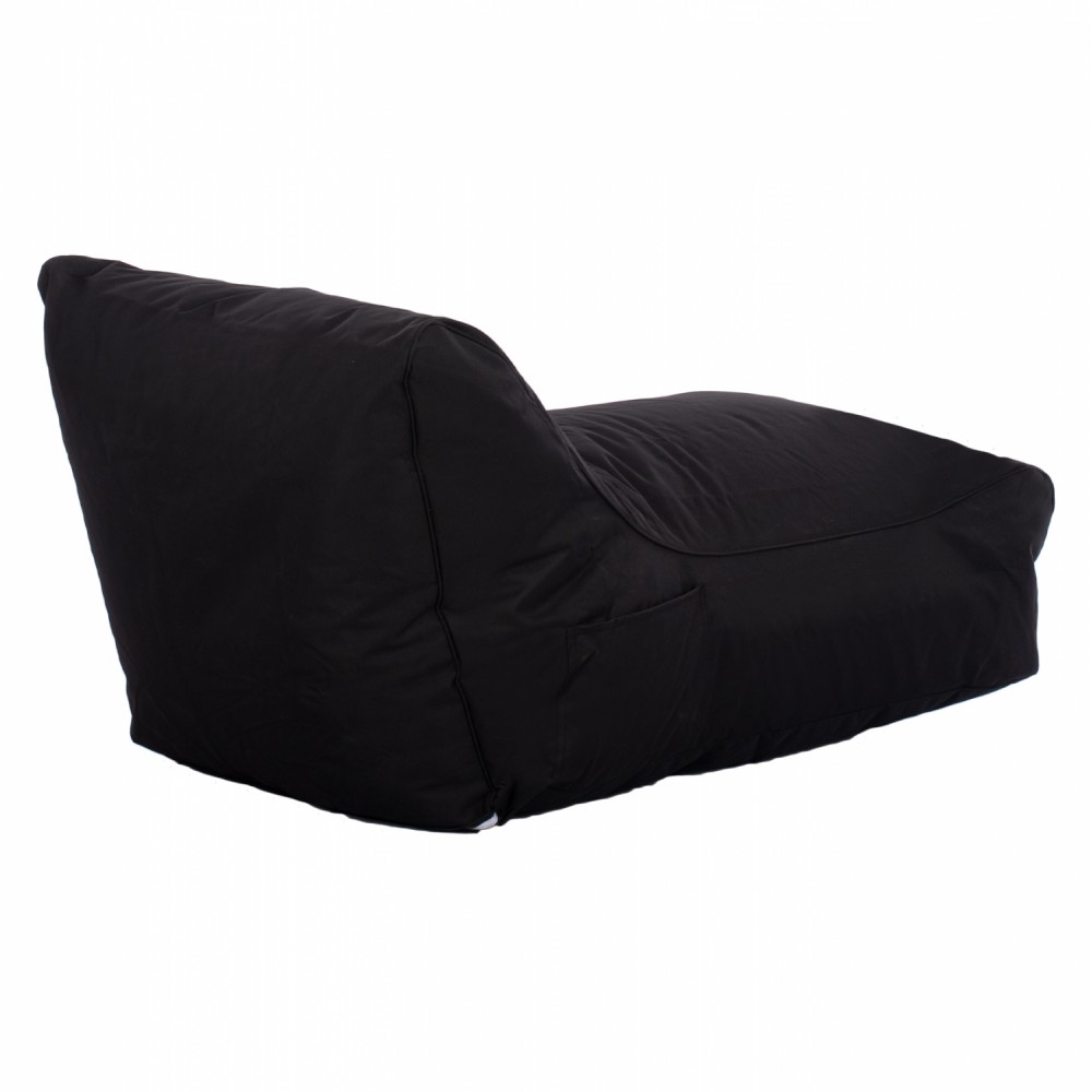 Πουφ "BLOOM" σε μαύρο χρώμα 106x70x61