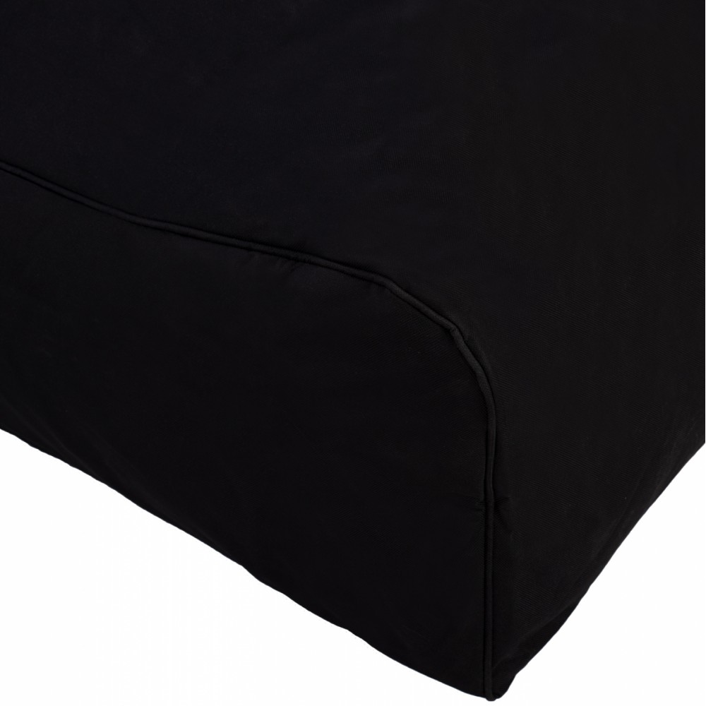 Πουφ "BLOOM" σε μαύρο χρώμα 106x70x61