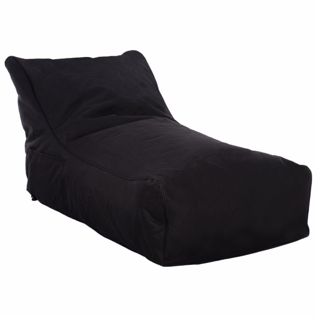 Πουφ "BLOOM" σε μαύρο χρώμα 106x70x61