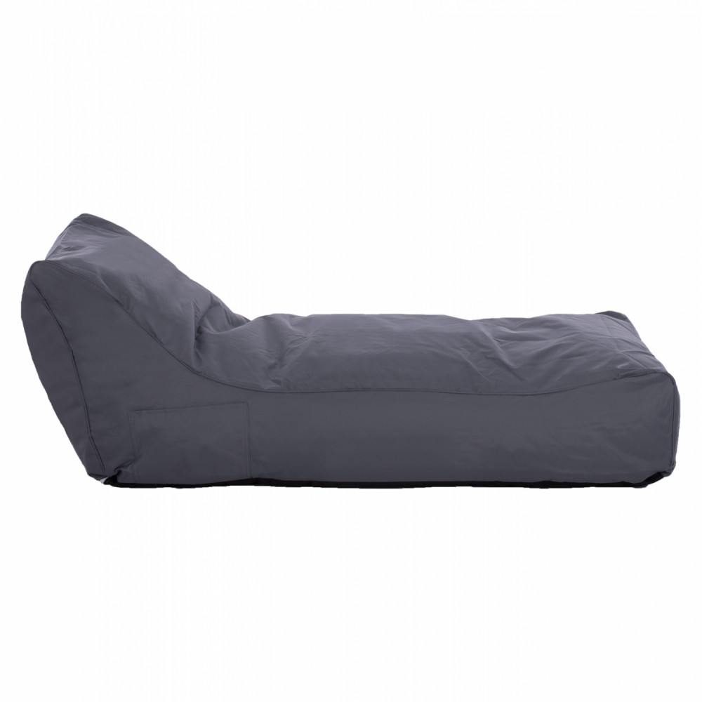 Πουφ "ALOK" σε γκρι χρώμα 140x70x60