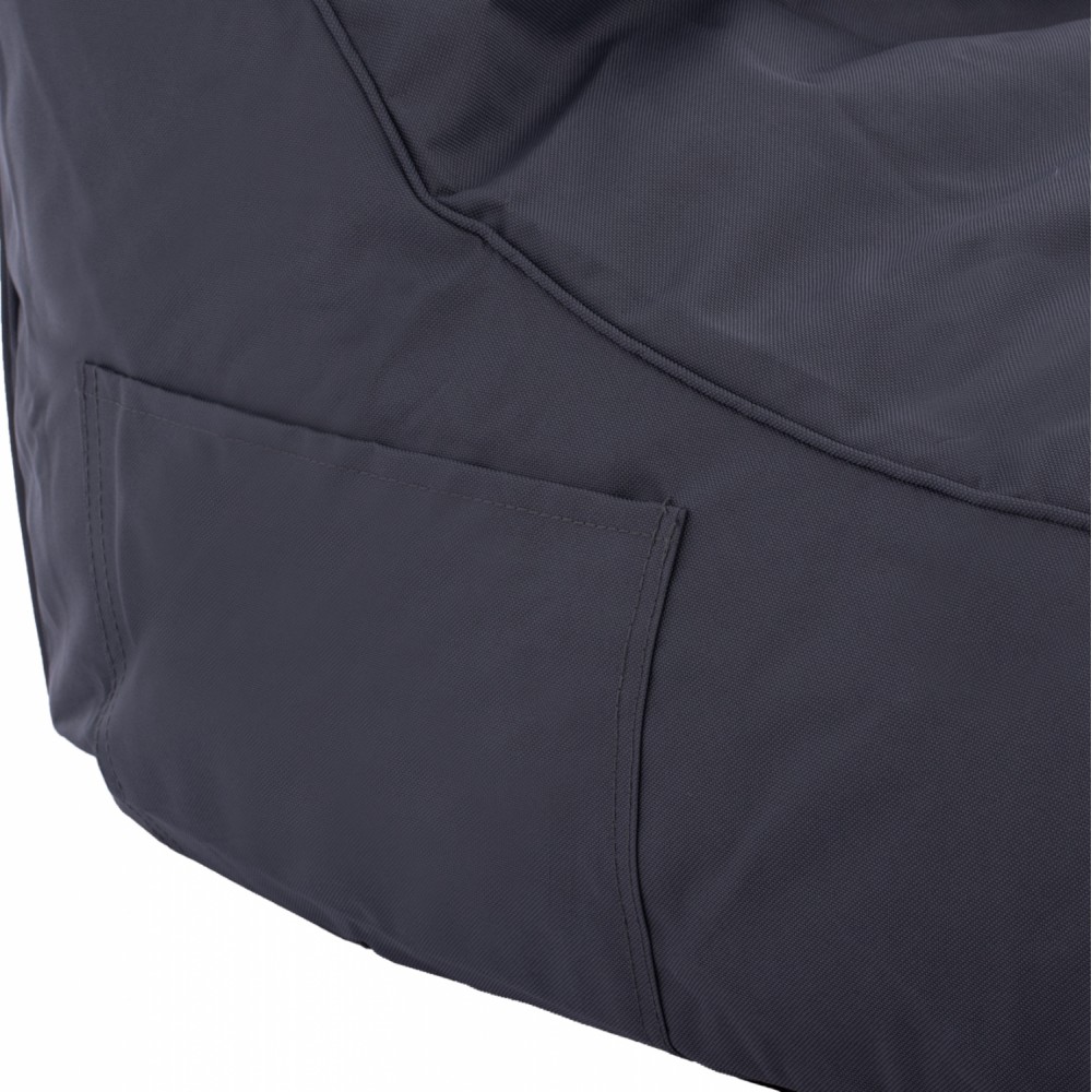 Πουφ "ALOK" σε γκρι χρώμα 140x70x60