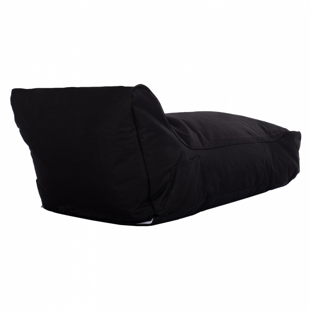 Πουφ "ALOK" σε μαύρο χρώμα 140x70x60