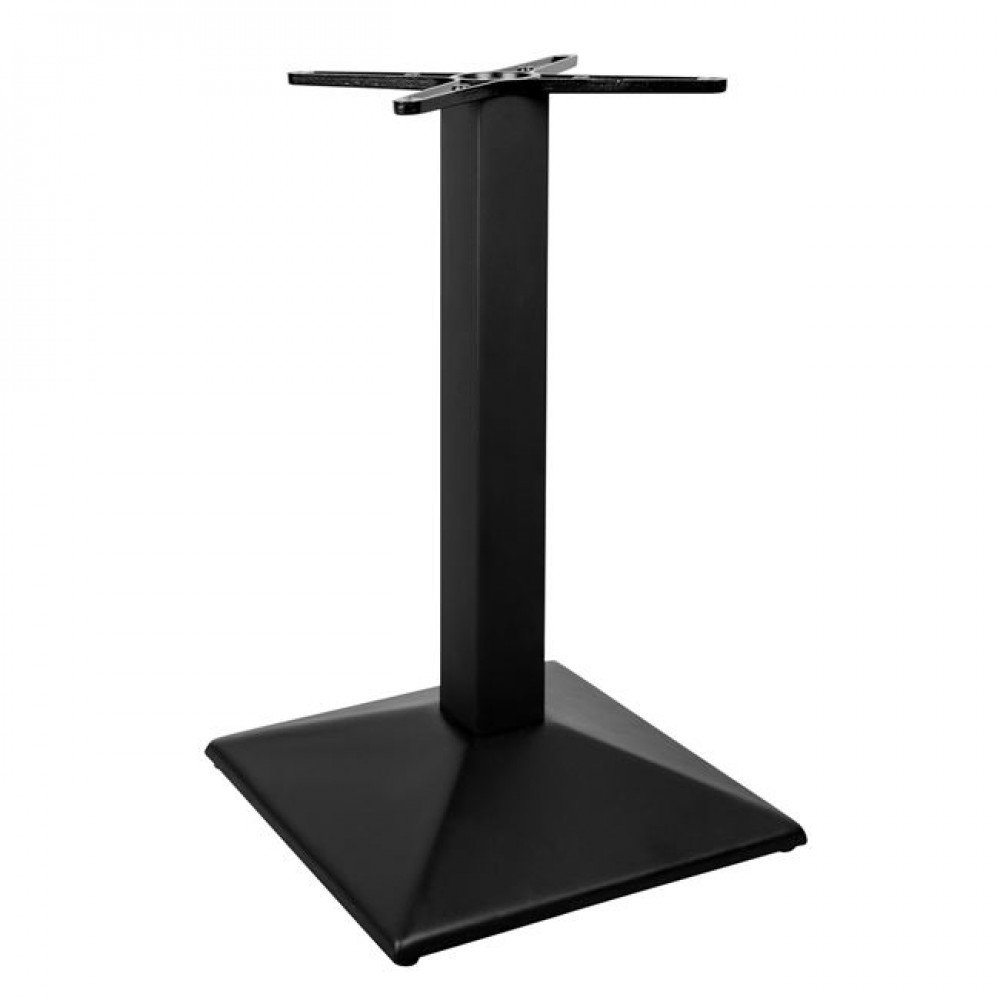 Βάση τραπεζιού από μέταλλο σε μαύρο χρώμα 45x45x74