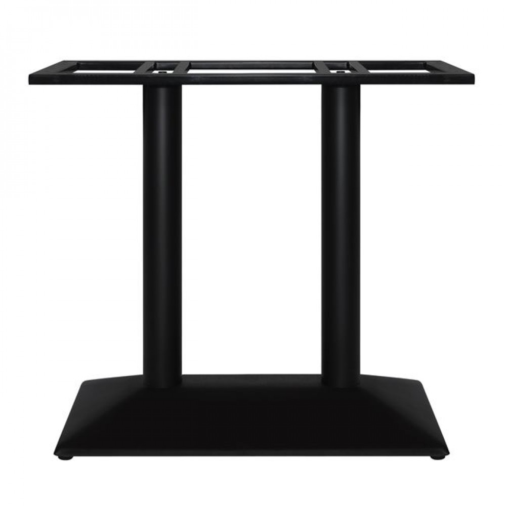 Βάση τραπεζιού από μέταλλο σε μαύρο χρώμα 70x38x72