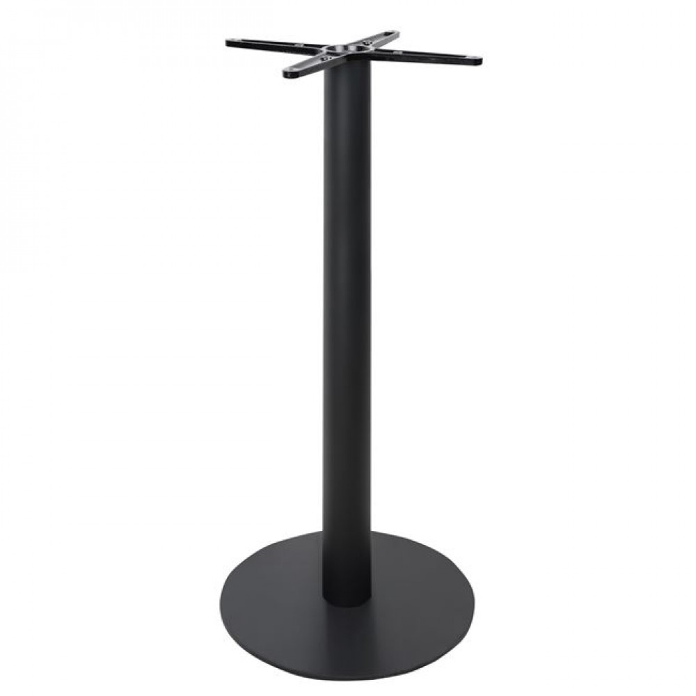 Βάση τραπεζιού από μέταλλο σε μαύρο χρώμα Φ50x108