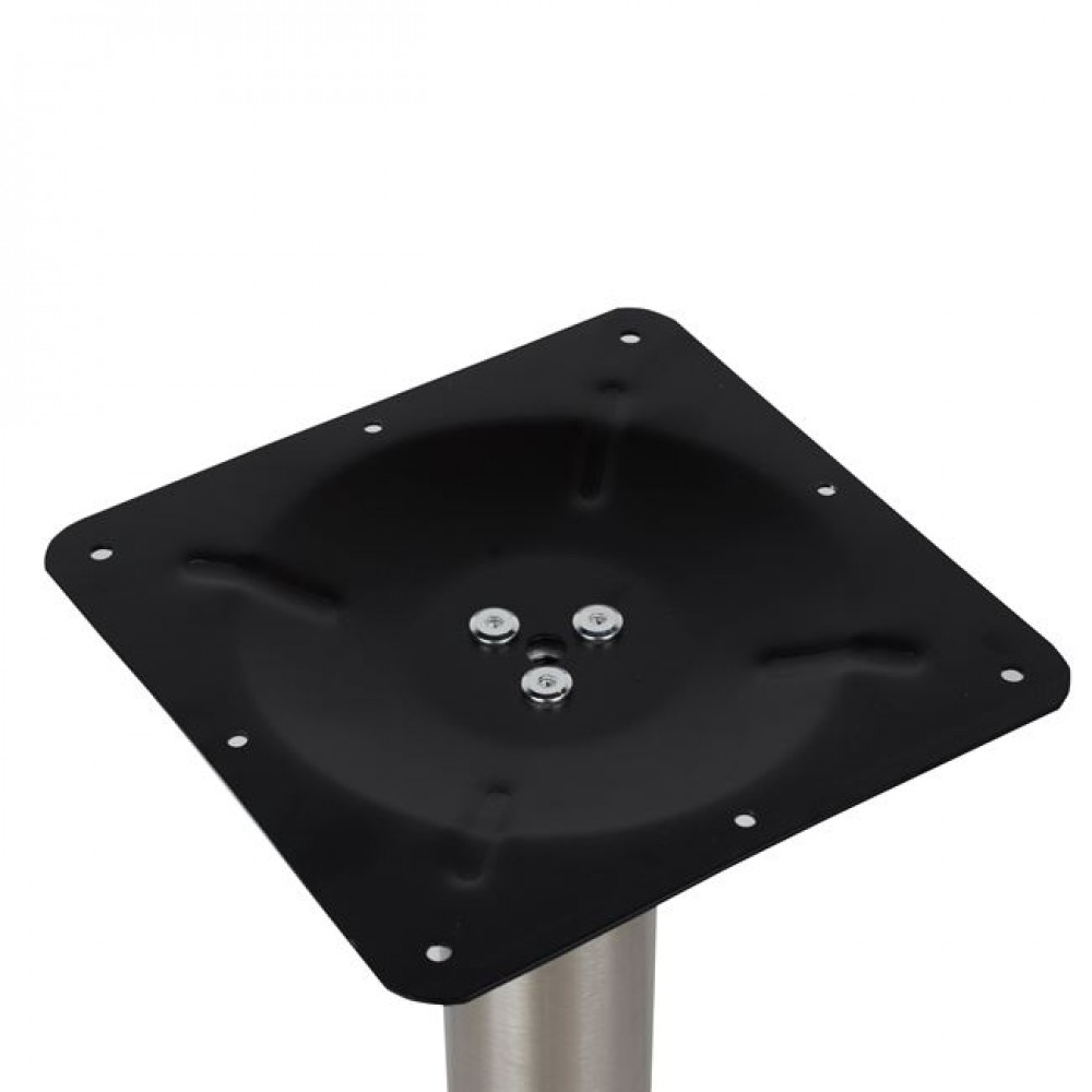 Βάση τραπεζιού από ίνοξ σε ασημί χρώμα 40x40x72