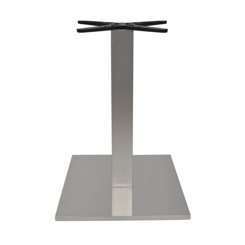 Βάση τραπεζιού από ίνοξ σε χρώμα ασημί 45x45x72
