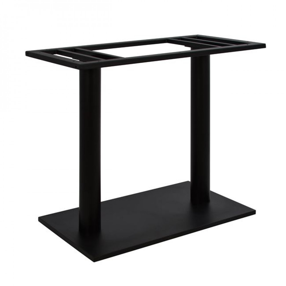 Βάση τραπεζιού από μέταλλο σε μαύρο χρώμα 40x70x72