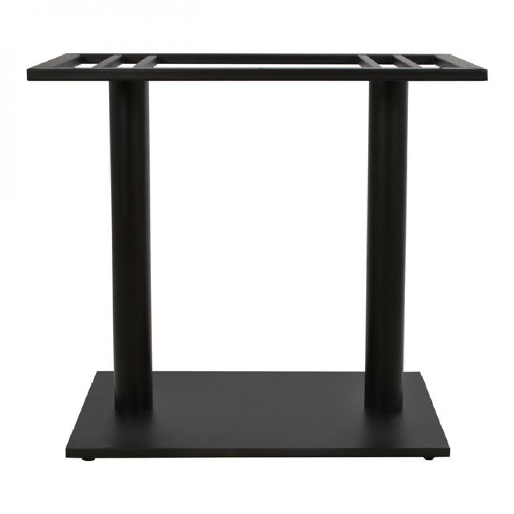 Βάση τραπεζιού από μέταλλο σε μαύρο χρώμα 40x70x72